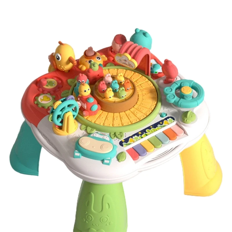 

Baby Activities Center Toddlers Toy Musical Table Montessori Toy for Babies 6-12 Months Learning Toy for 1 2 3 Years Old