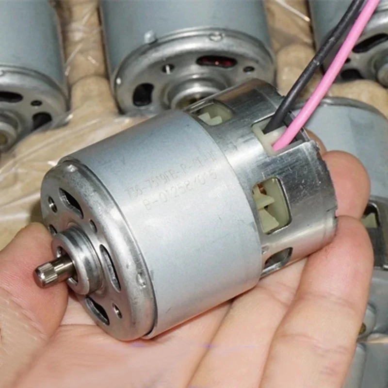 RS-736 고속 전동 드릴 모터 고토크 DC 12V/14.4V/18V 17800RPM DIY 정원용 공구 스크루드라이버 RZ-736VA-7519