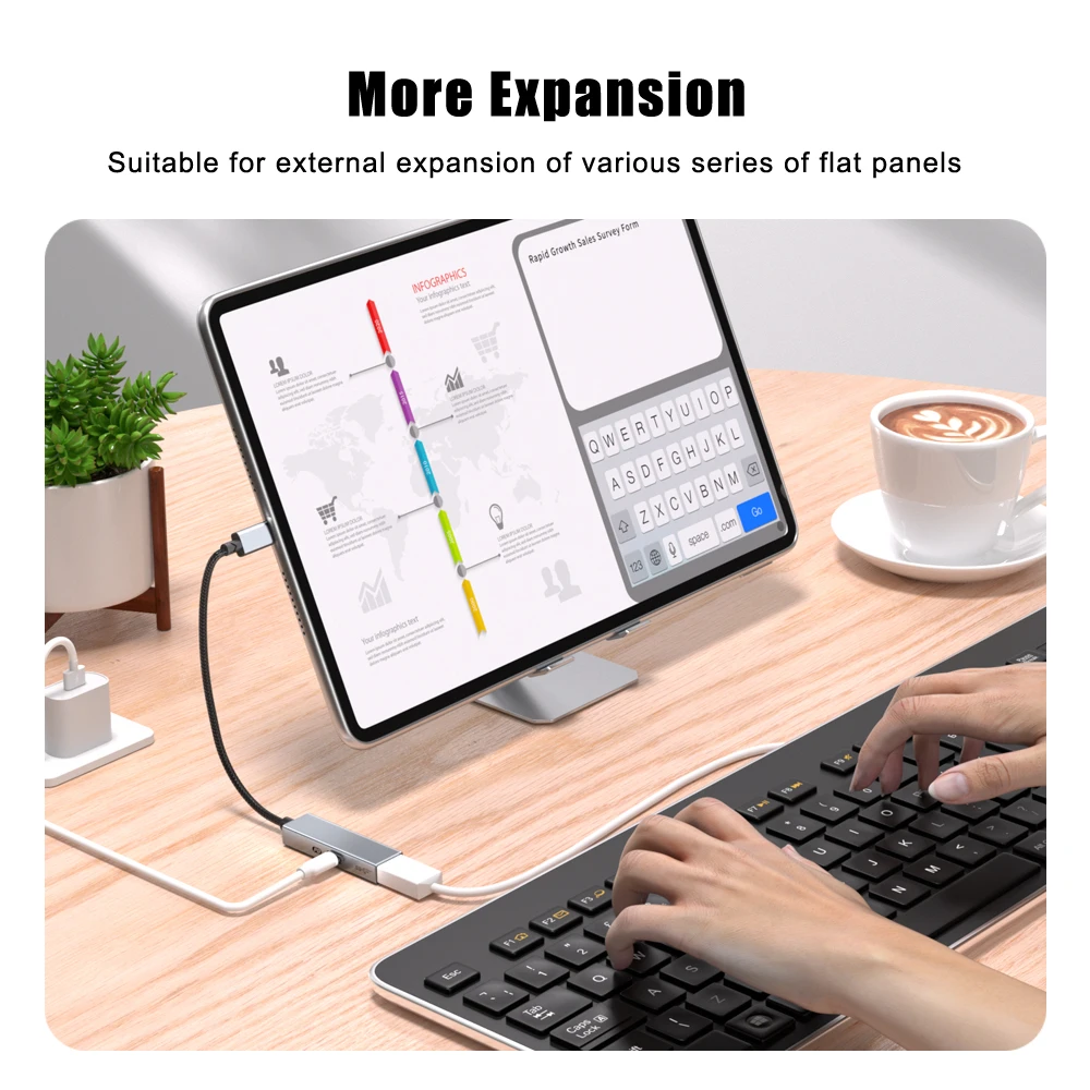 PD 60W USB C To USB3.2 Gen1 OTG Adapter For Samsung iPad Macbook Pro Air Tablet PC External Keyboard Mouse Bluetooth Converter