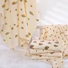 Cotton Muslin Cute Cartoon Printing Baby Swaddle Blanket Soft Breathable Newborn Baby Receiving Blanket For Infant Boys Girls 3