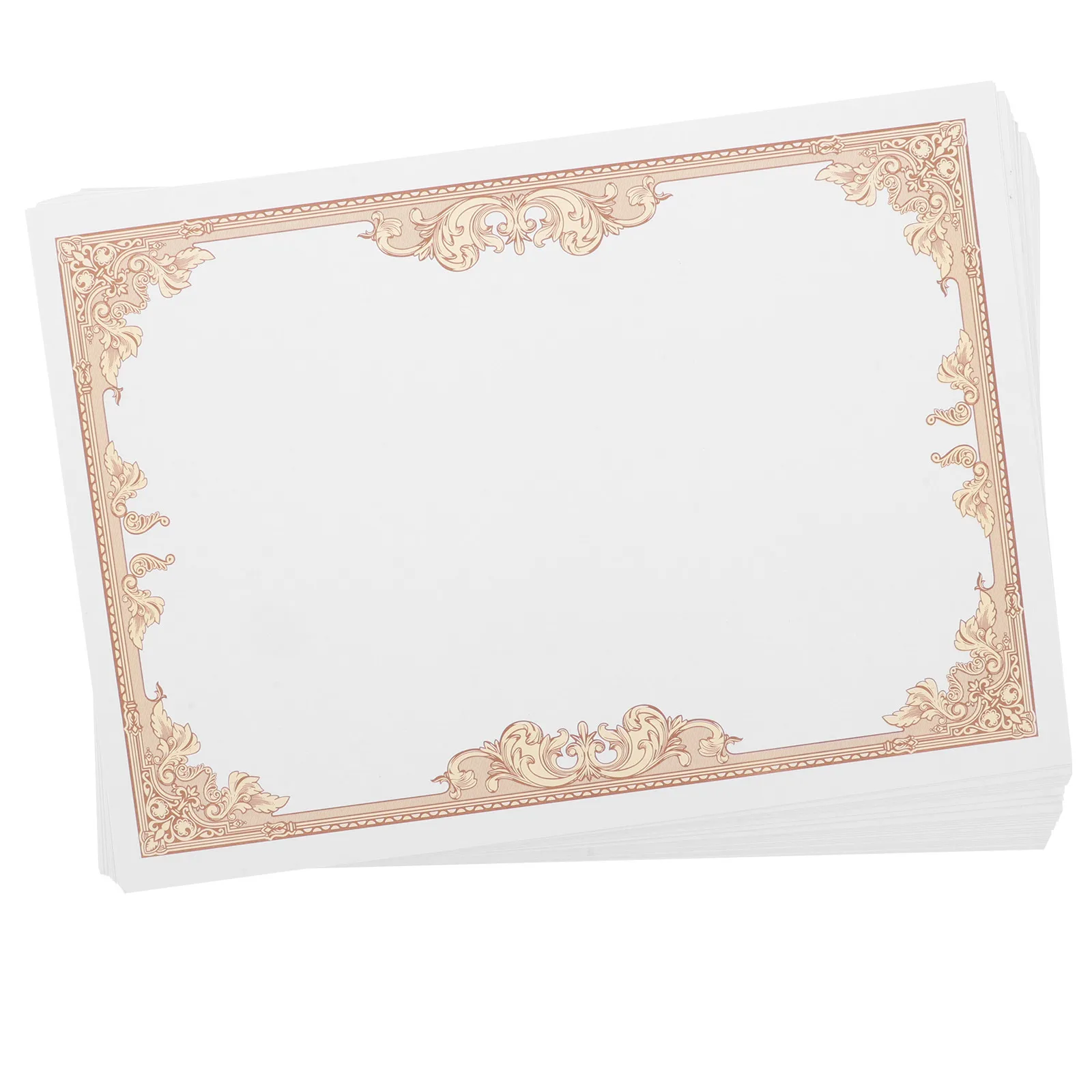 30Pcs 인증서 용지 공백 인쇄 가능 내부 용지(디플로마 수여용) 졸업 학업상 증서 수여서