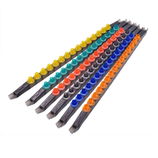 7 Dcs 15 Lyukú Cellás Sáv Keret 100 Cellákkal Queen Tenyésztő Szerszám Méhkas Berendezés Méhész Eszköz Méhészkészletek