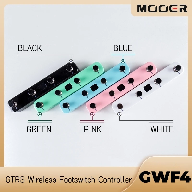 

Mooer GWF4 Wireless Footswitch Switch Pedal Controller for Guitar
