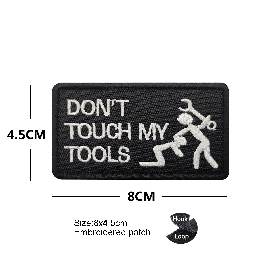 Personalized Alphabet Embroidery Patch - Fun Outdoor Bag Badge with Hook and Loop Attachment