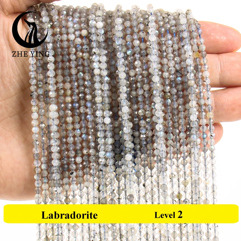 Loose Stone Beads 3mm Natural Faceted Tourmaline Stone Beads 15'' For Jewelry Making