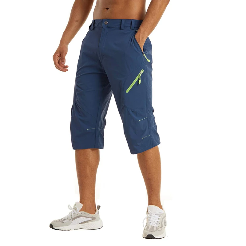 Description Picture 5 of itemEKLENTSON Summer Men's Quick Dry Cargo Shorts with Zip Pocket for Outdoor Hiking Camping Mountaineer Shorts