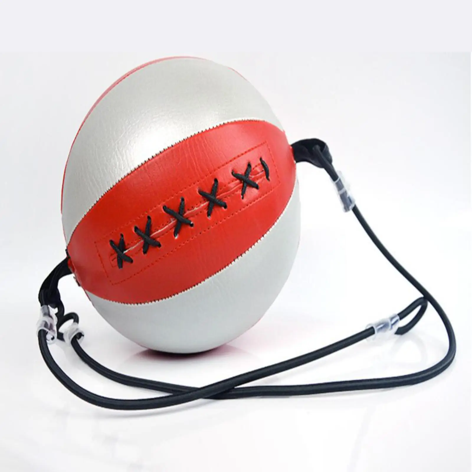 Boxing Speed Ball Reaction Target, PU Leather Punching Ball Fitness Equipment, Double End Bag for Martial Arts Sparring