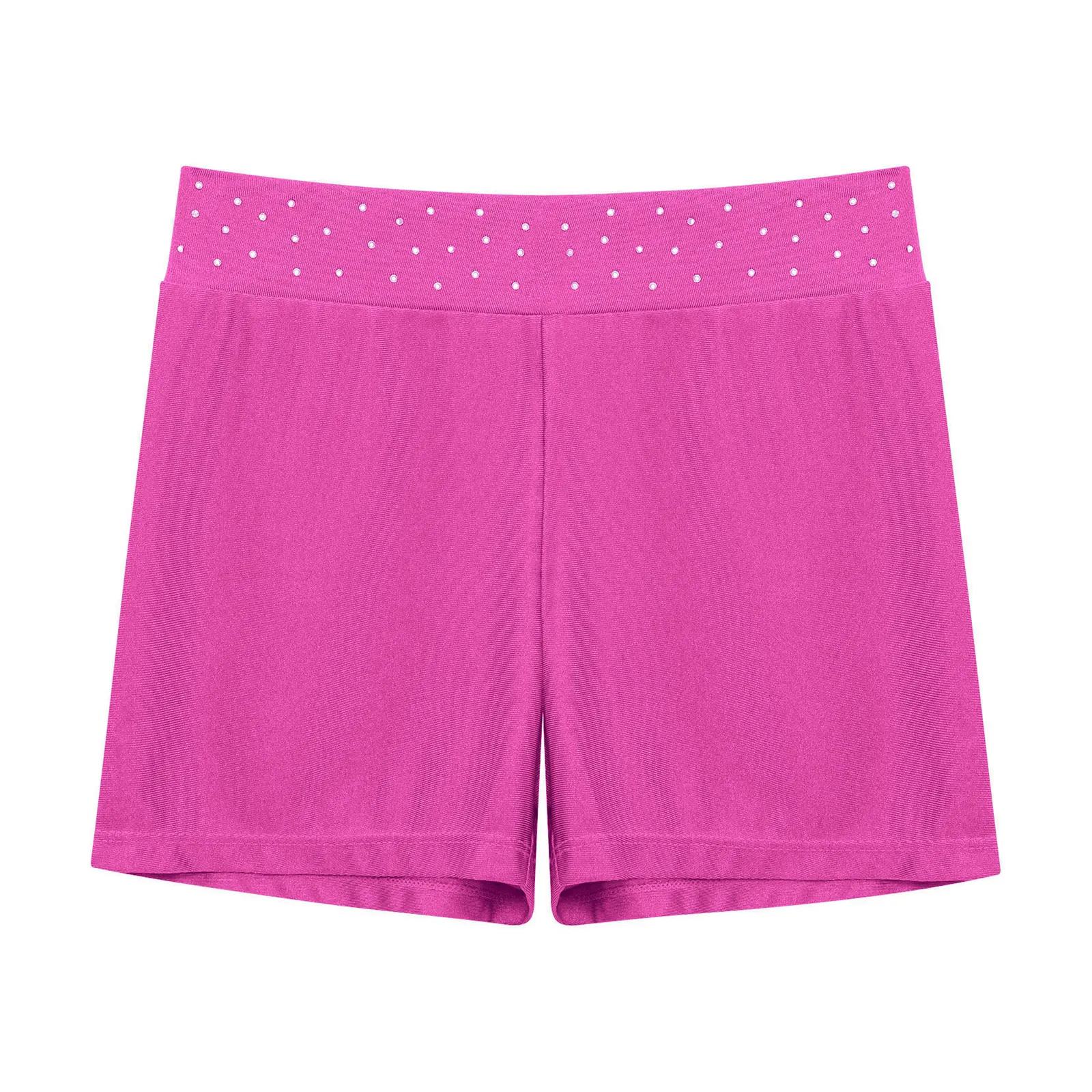 Kinder Mädchen Ballett Tanz Gymnastik Shorts glänzende Strass steine Eiskunstlauf Akrobatik Performance Workout Cheerleading Dance wear – Detail 23
