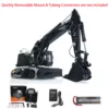 LESU 1/14 Aoue Et35 Hydraulic RC Excavator Pl18Ev Radio Control Truck RTR Model ​Light ​Servo Motor ESC Toys Gifts Thzh1401-Smt3 2