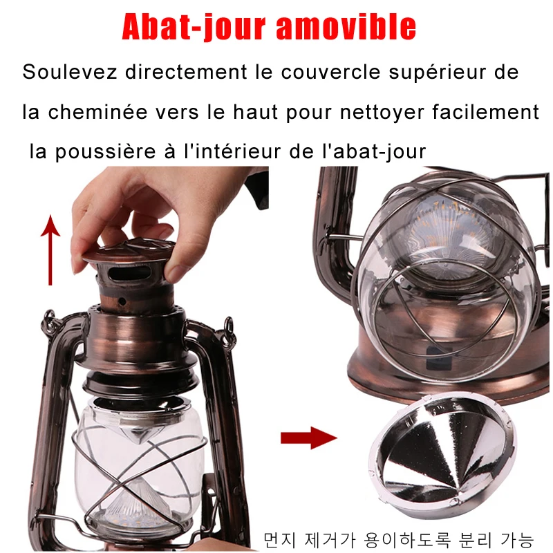 Lanterne Solaire 2-en-1 Rechargeable Lampe de Poche Pliable pour Camping, Randonnée, Urgence, Survie, Ouragan, Tempête, Pannes