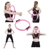 Portable Pilates Ring Fitness Ring with Non Slip Handles Fitness Circle Flexible Resistance Exercise Equipment for Core Workout