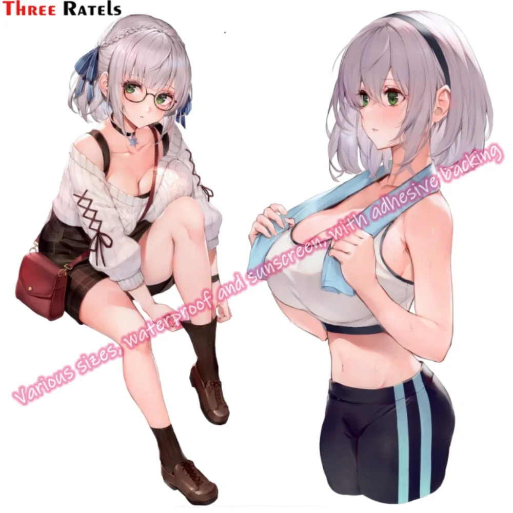 

Наклейка на окно для Jeep Three Ratels N252 Shirogane Noel Hololive, аксессуары для грузовиков, автомобильный аксессуар