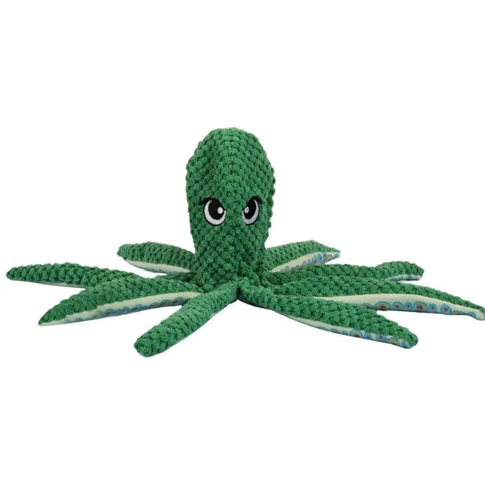 Fun Chew Toy for Dogs Durable Dog Toy Durable Octopus Dog Toy Fun Squeaky Bite-resistant Puppy Chew Toy for Small Dogs Pet 2