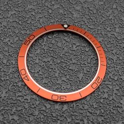 Seamaster Style Sloped Aluminum Watch Bezel Insert, 38mm (2)