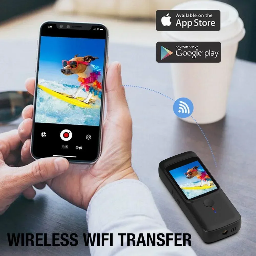 4K WiFi Anti-shake Action Camera Dual Screen 30m Waterproof Touch Screen Sport Camera for Travel Video Recorder Diving Bodycam 6