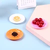 5Pcs Kitchen Toys Doll House Dinner Plates Doll Durable Mini Food Dish Tableware Miniature Doll House Accessory Кукольный Домик 2