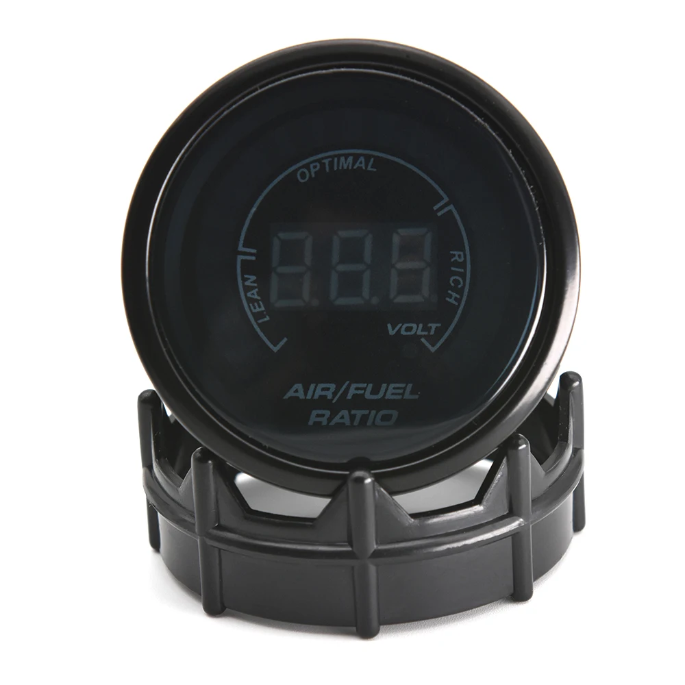52mm Car Gauge Voltmeter Digital Air Fuel Ratio Gauge With Narrowband O2 Oxygen