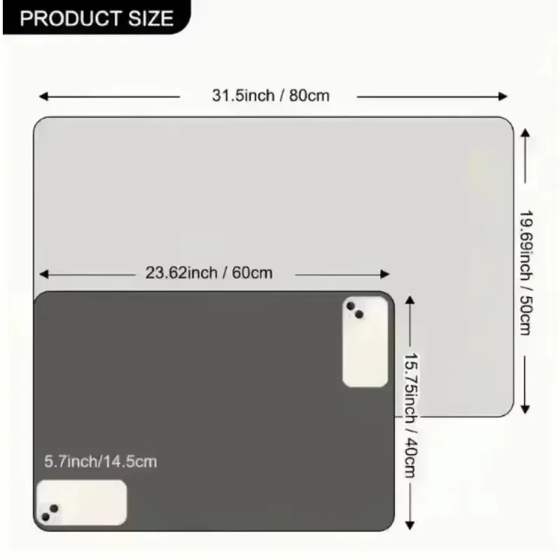 Doormat flat-lay showing illusion design