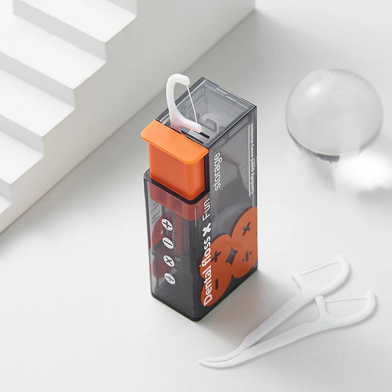 휴대용 자동 치실 보관함, 치실 디펜서, 충전식 이쑤시개, 구강 위생 관리, 10 개