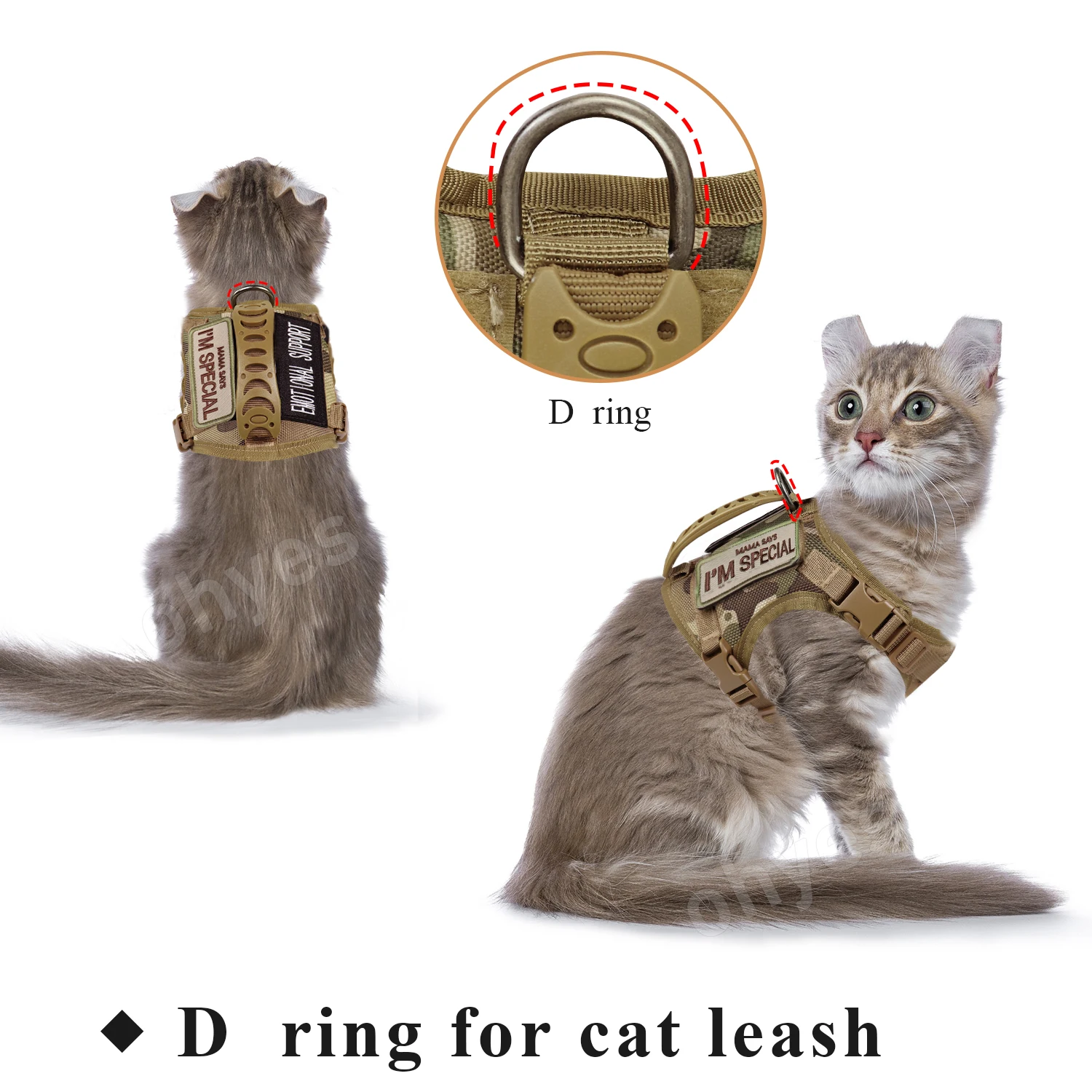 Ceinture de traction anti-évasion réglable pour petit chat, chaton SFP,  léger, respirant, doux, câblage en verre pour animal de compagnie, marche -  AliExpress