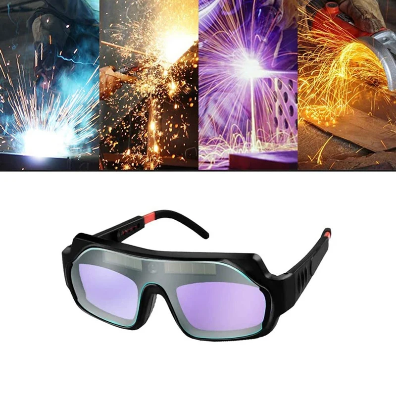 hard hat welding hood Solar Powered Auto Darkening Welding Mask Goggles Welder Glasses With 5 Pcs PC Protective Lenses And Storage Case brass welding rod