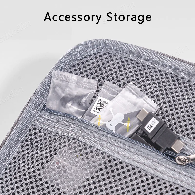 Sac de transport pour DJI Mini 2/Mini 2 SE/Mini 4K, étanche, gris