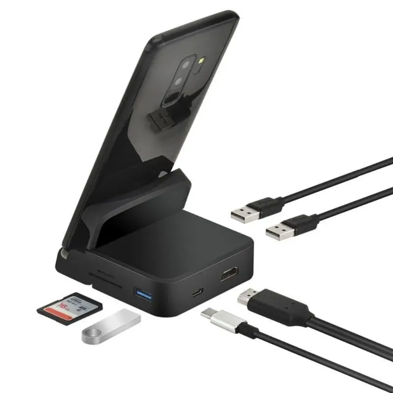 31BA MultiDevice USB C 도킹 스테이션 USB C 허브(데이터 포트 포함) PD 충전 포트 메모리 카드 리더기, 연결성 향상