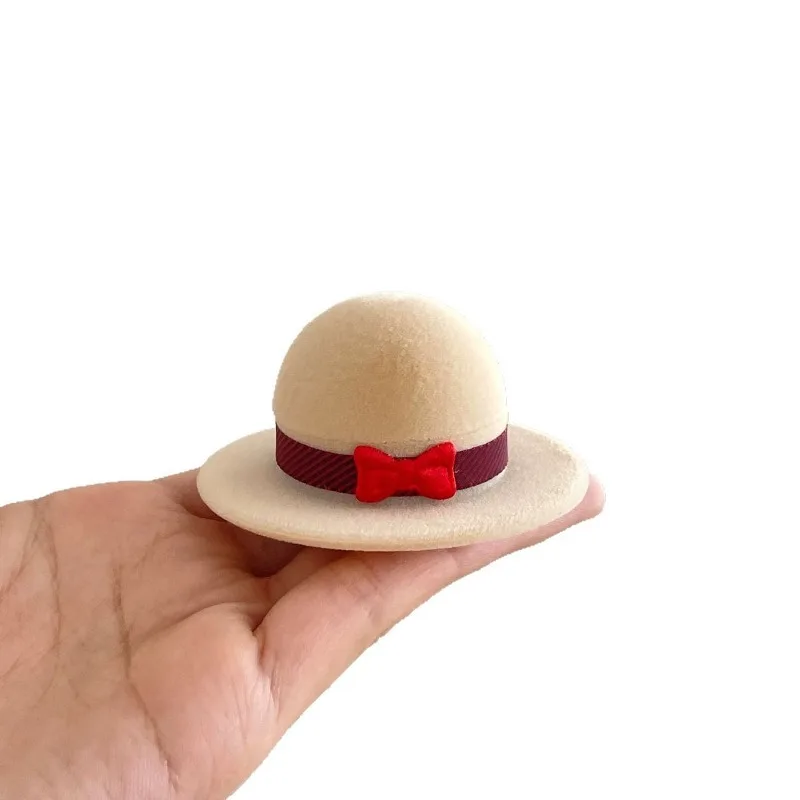 Cute Top Hat Jewelry Box - Creative Ring Earring Necklace Organizer, Sweet Gift Box for Girlfriend's Accessory  Storage