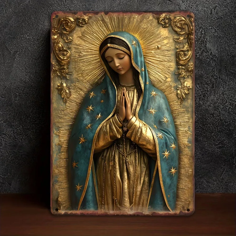 Virgin Guadalupe Metal Plaque 3