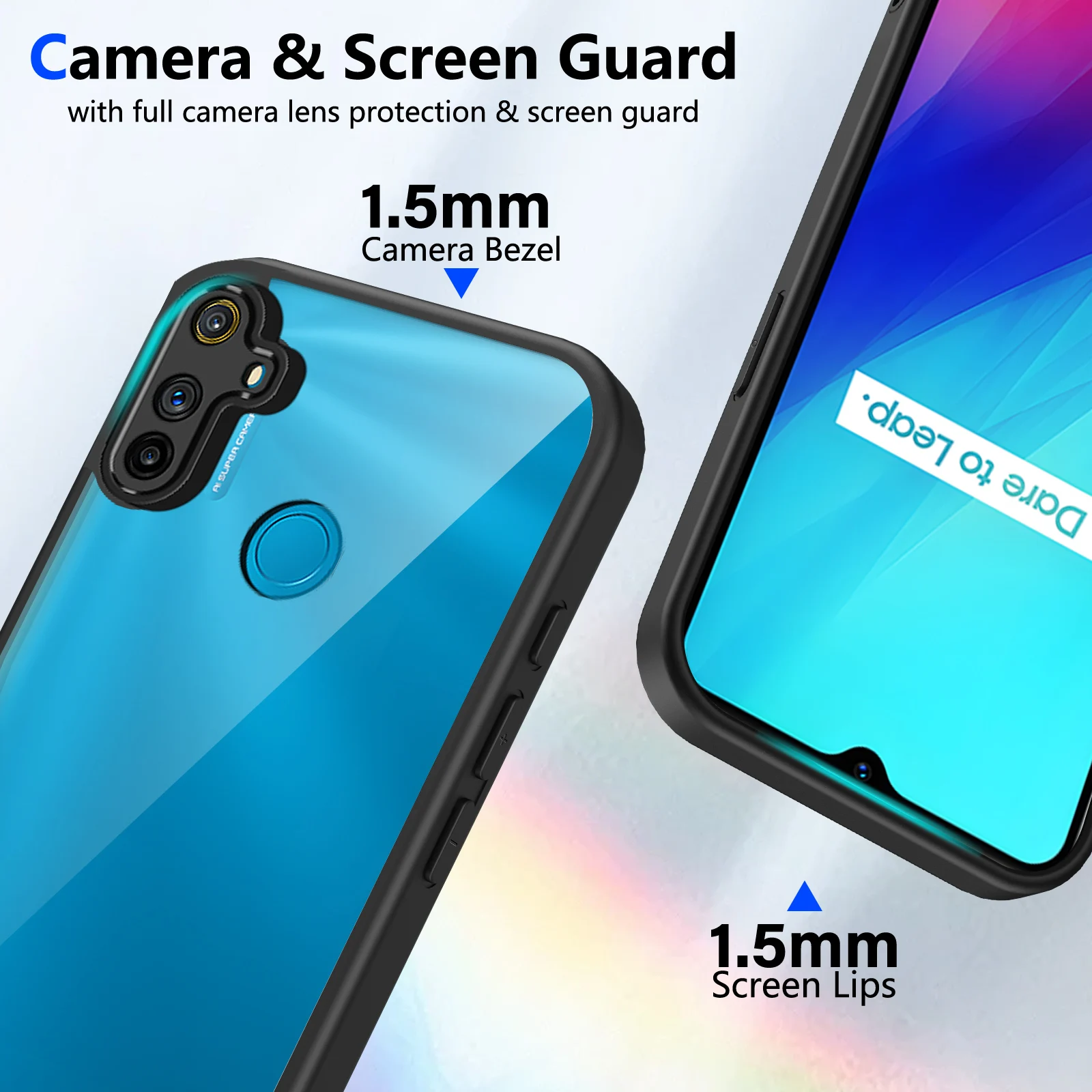 Frosted Skin Feel Protective Phone Case with Camera Protection