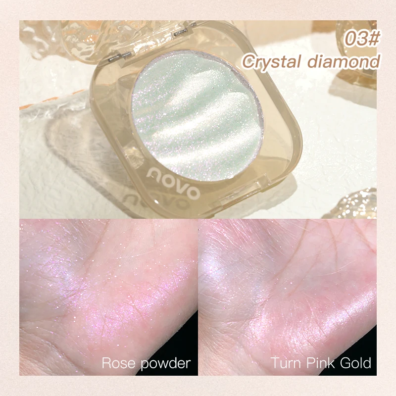 Description Picture 5 of itemHighlighter Palette- Silky Texture, Boosts Complexion, Creates a 3D Contour, Natural Radiance Makeup, Suitable for All Skin Tone