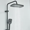Chrome Piano Bathroom Shower Set Shenducs Hot Cold Bathroom Mixer Faucet Rain Shower Head Hot Cold Piano Bathroom Shower System 3