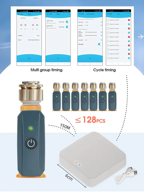 Zigbee Wireless Garden Irrigation Timer with Gateway Tuya SmartLife App Remote Intelligent Automatic Sprinkler Control System 4
