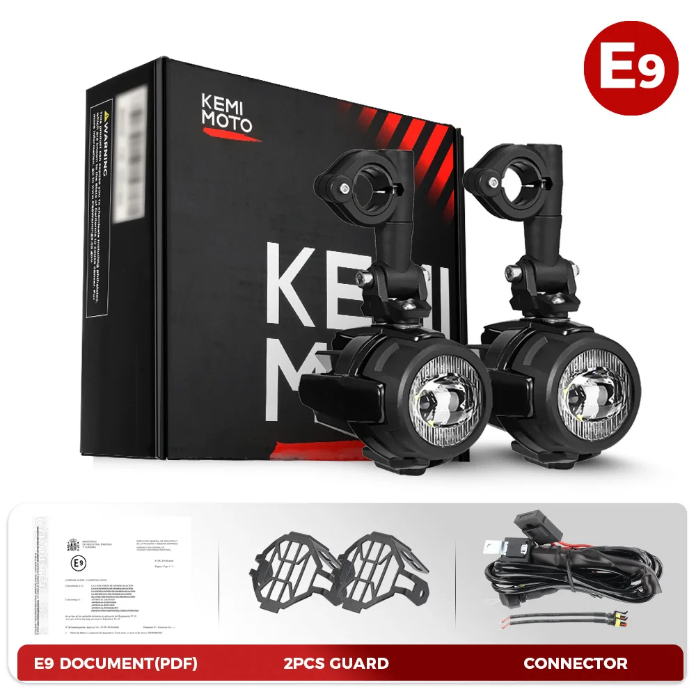 アップグレードオートバイフォグライト補助ライト明るいランプ