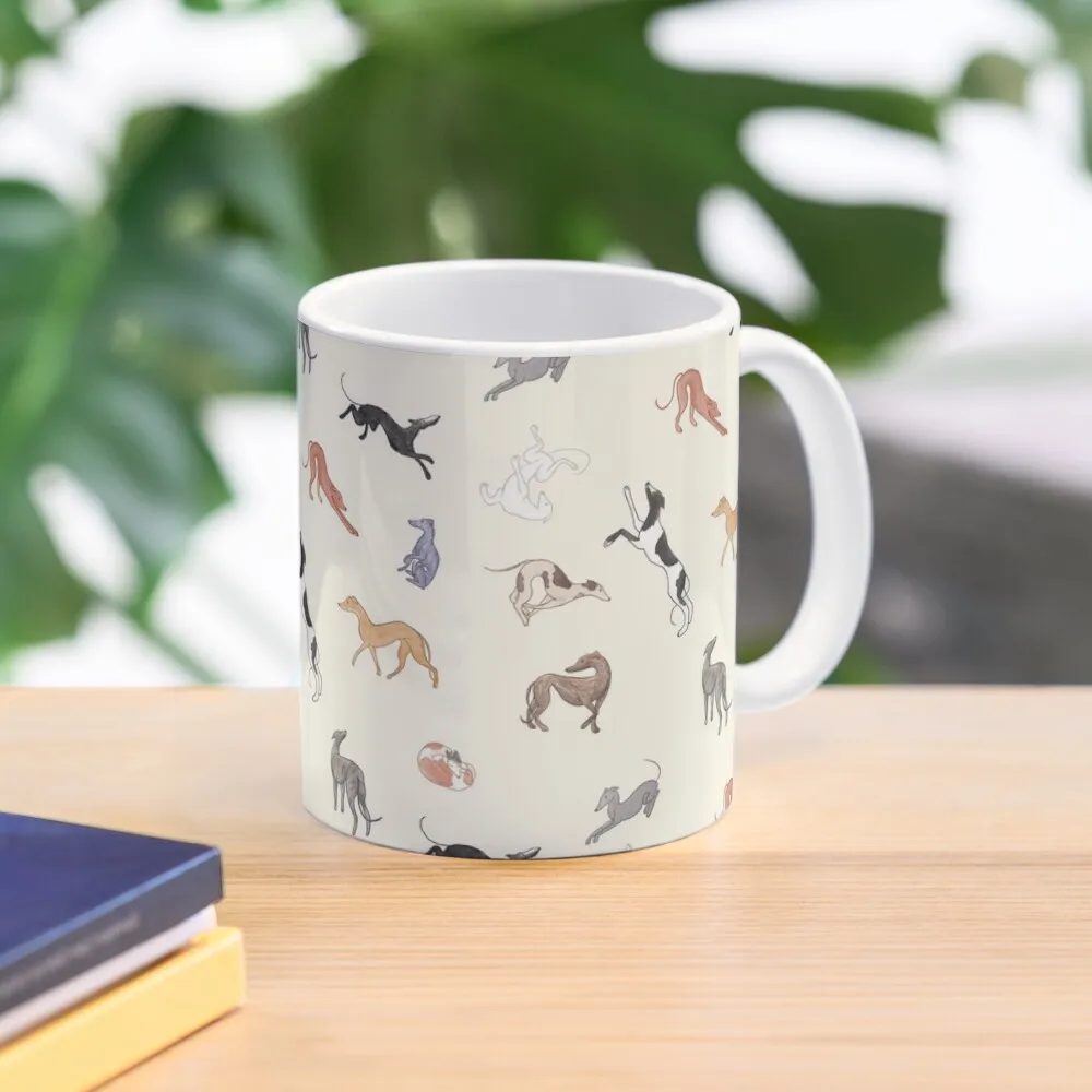 

Greyhound Love - Adopt Coffee Mug Ceramic Coffee Mug Tea Cups Cold And Hot Thermal Glasses