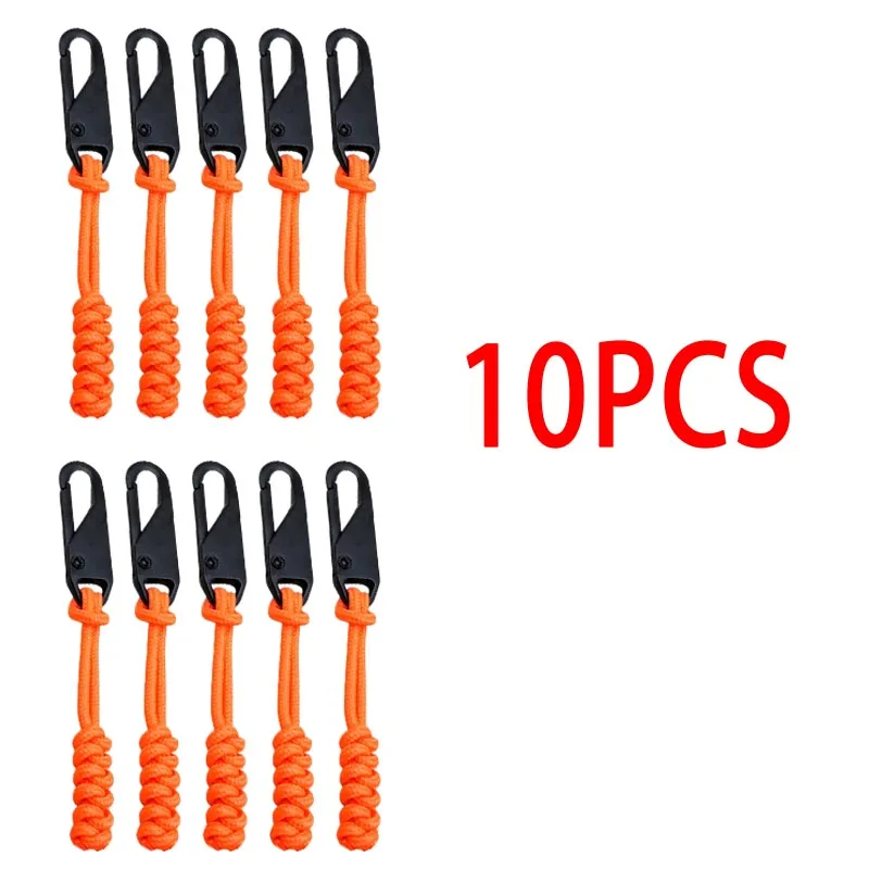 5-Pack Durable Fabric Zipper Puller Repair Kit with Zipper Closure Replacement Sliders