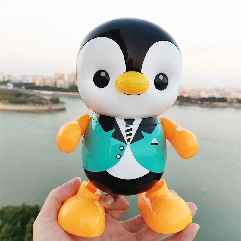 Cute Cartoon Walking Animal Kids Dance Robot Toy Electric Musical Light Shake Doll Early Educational Toys for Children 3