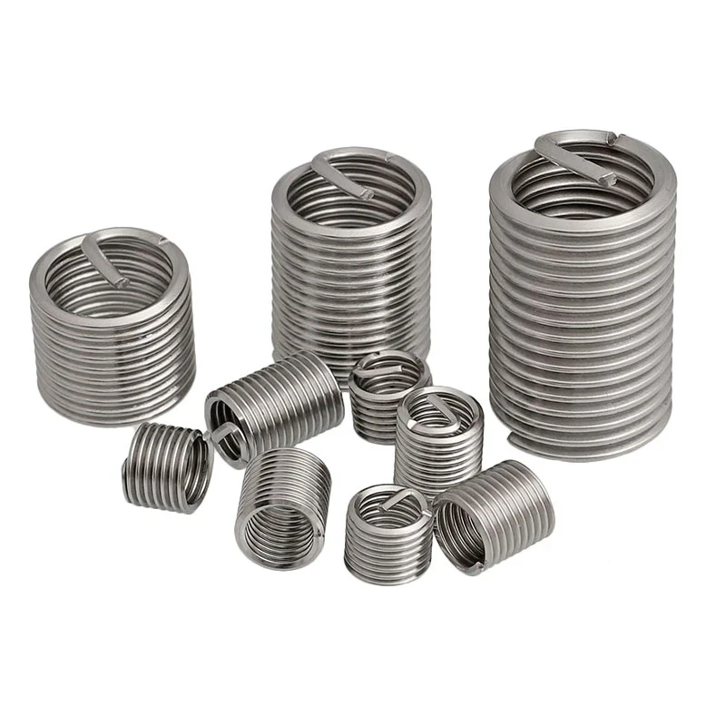 50pcs M10*1.25/M10*1 Wire Thread Insert Stainless Steel Wire