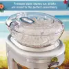 Drink Maker XL Ice Reservoir Shaved Ice Premium Concoctions 550 W Glass Stainless Steel Blocked Word 3