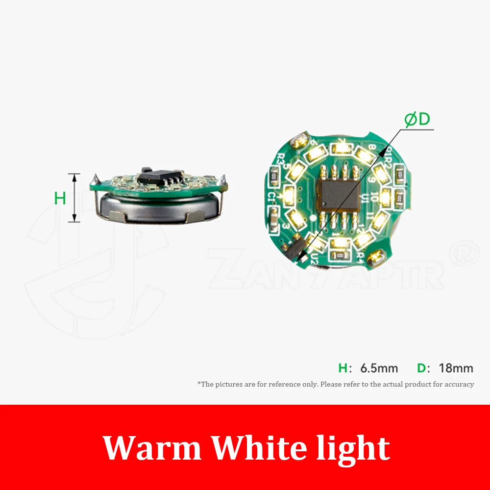 لمصباح LED بحلقة مختبر بامبو مع التحكم المغناطيسي DIY أجزاء نموذج الطباعة ثلاثية الأبعاد للطابعة ثلاثية الأبعاد