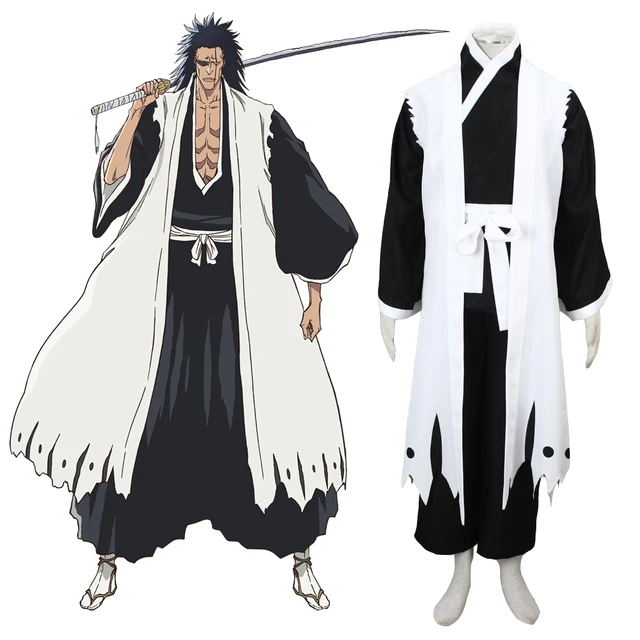 BLEACH-Anime Bleach Cosplay Traje, 4ª Divisão Capitão Kimono, Bleach  Uniforme Terno, Conjunto completo, Roupas de Halloween - AliExpress