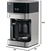 12 cup Drip Coffee Maker,PureFlavor system, Flavor Loss Prevention, Programmable Clock, Black 3