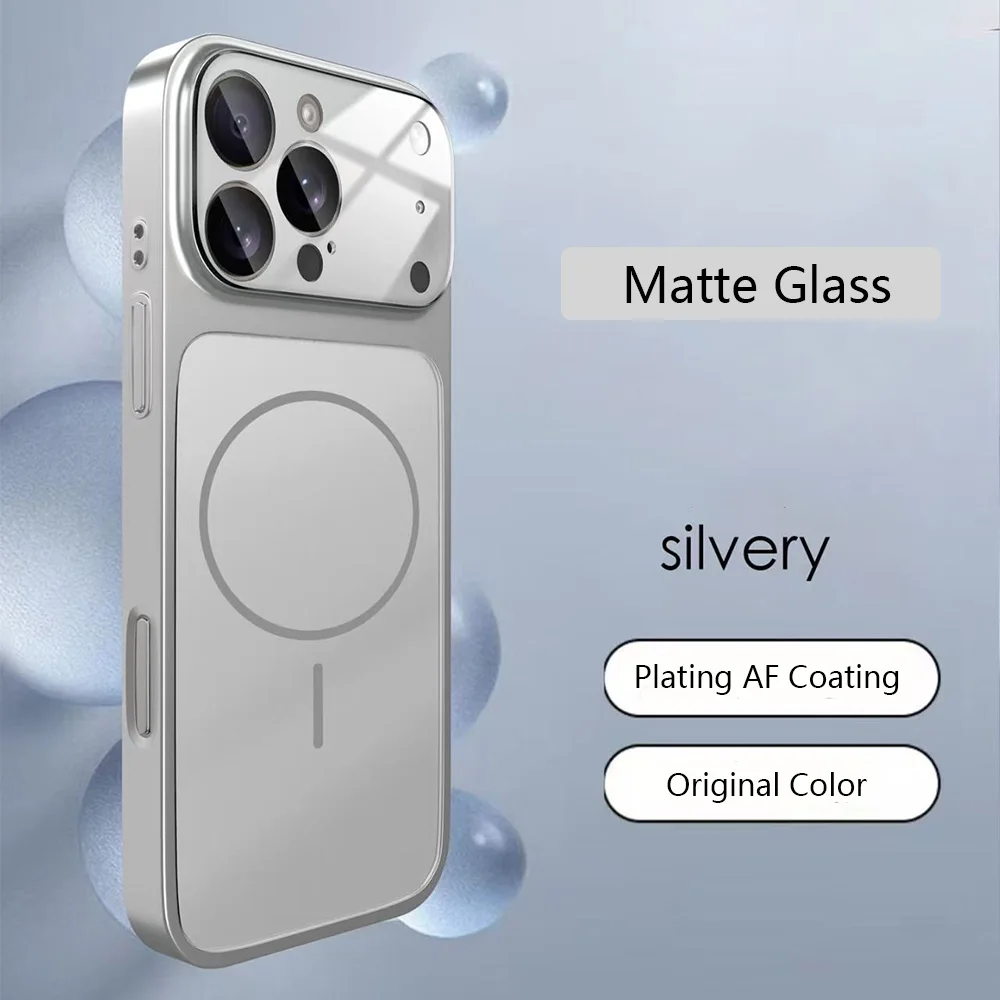 Original Glass Nano Matte For Magsafe Wireless Charging Armor Case
