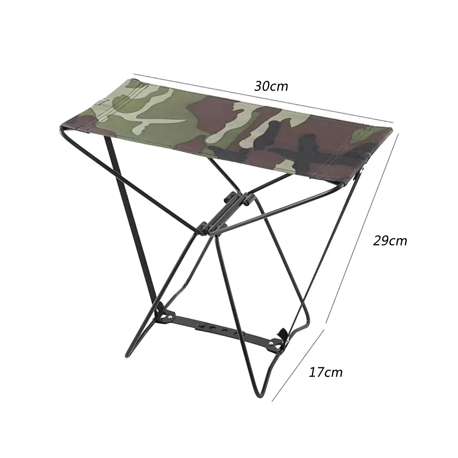 Folding Camping Stool Lightweight Folding Camp Stool Outdoor Foldable Stool Camping Chair for Patio Travel Fishing BBQ Beach