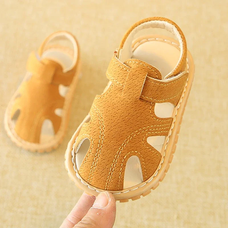 Baby sandals Baby Sandals Toddler Boys First Walkers Newborn Girls First Shoes Indoor Soft Sole Infant Sandals Summer Beach