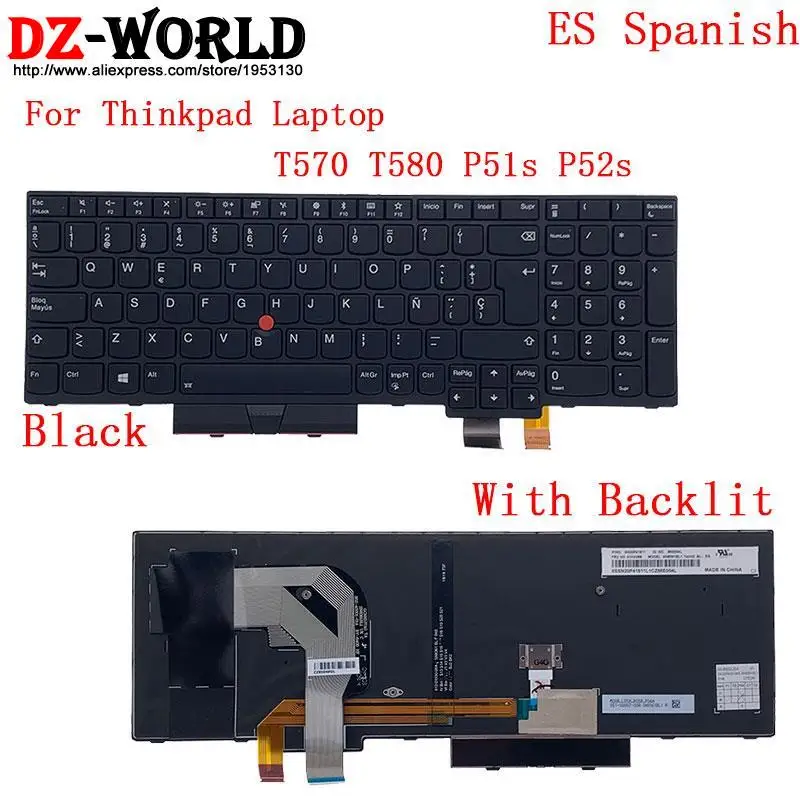 clavier pour ordinateur portable thinksub sp uk no de puneria ch sws se hu is fr it ee ndc engourdi ty qwertz
