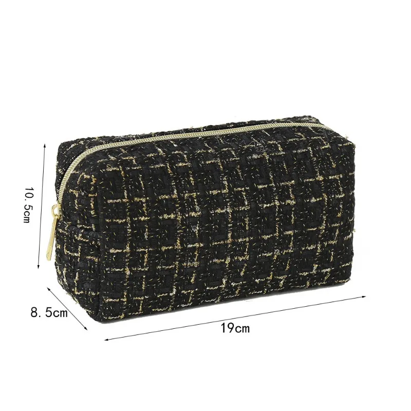 Fashion Women Clutch Makeup Bag Cosmetic Storage Bag Large Capacity Portable Travel Toiletries Storage Bag Student Pencil Case