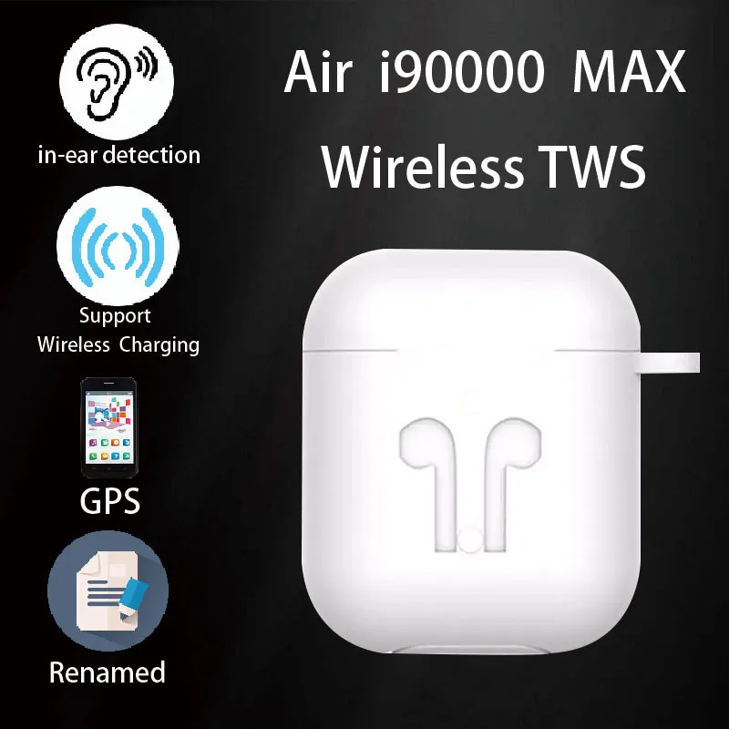 Беспроводные наушники ginfs-e I90000 Max беспроводные с Bluetooth 5 0 супер PK I12 I500 Pro I7s I9s Air 80 3