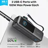 25000mAh165W Built-in Cables Anker Power Bank Ultra-Fast Portable Charger for IPhone Samsung Dual Laptops Multi-Device Charging 3