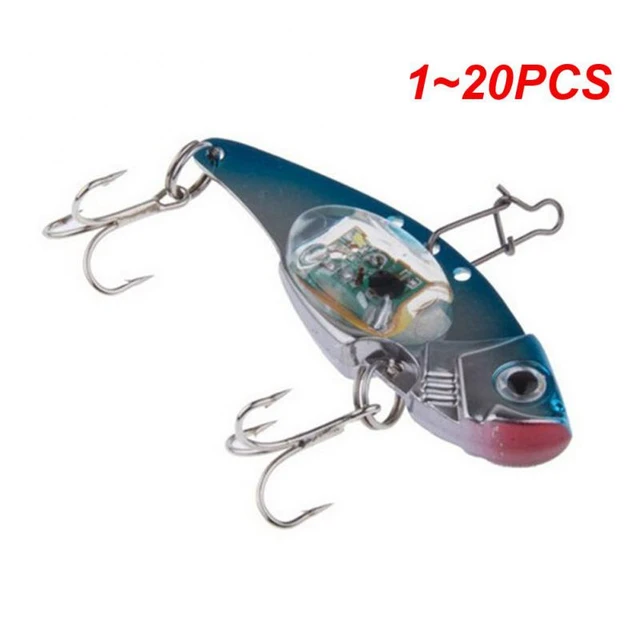 1~20PCS 35g LED Fishing Hard Baits Vibration Electric Minnow Fishing Lures  Rechargeable 3D Eyes Topwater Night Pesca for Trout - AliExpress